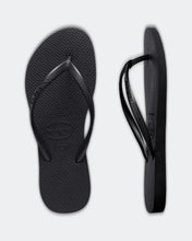 Load image into Gallery viewer, Havaianas Slim Basic Thongs - Black

