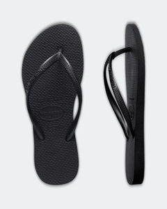 Havaianas Slim Basic Thongs - Black