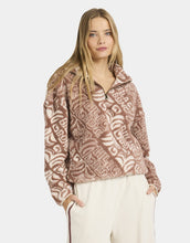 Load image into Gallery viewer, Billabong Go For It Half Zip Crew - Brownstone
