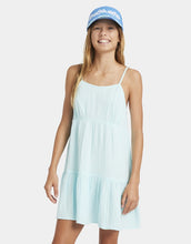 Load image into Gallery viewer, Billabong Girls Wave After Wave Jnr Mini Dress -Sea Mist
