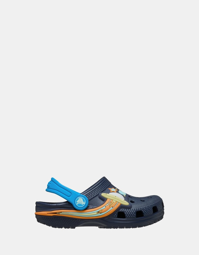 Crocs Classic UFO Lights Toddler Clog - Navy