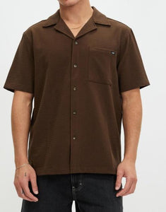 Lee Holiday Shirt - Gridlock Brown