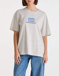 Lee Very Lee Baggy Tee - Grey Marle