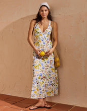 Load image into Gallery viewer, MINKPINK Riviera Cross Back Midi Dress - Picnic Print
