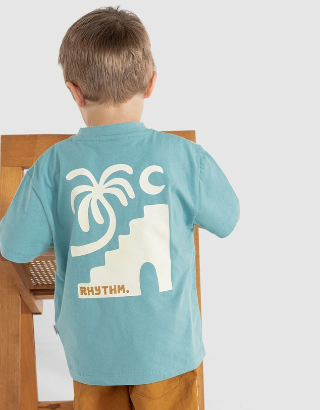 Rhythm Kids Oasis SS T-Shirt - Sea