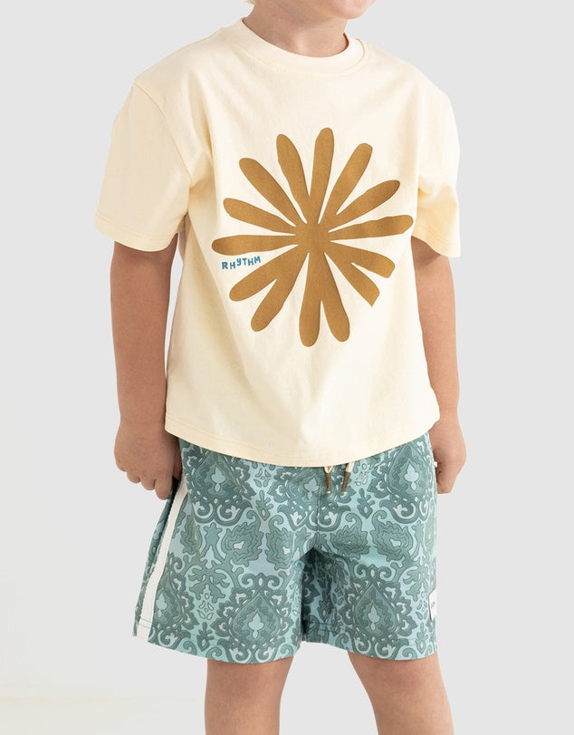 Rhythm Kids Sun Ra SS T-Shirt - White