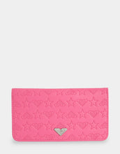Load image into Gallery viewer, Roxy Womens Crazy Wave Leather Wallet - Pink Carnation
