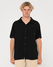 Load image into Gallery viewer, Rusty Razor Blade 2.0 Short Sleeve Shirt - Black
