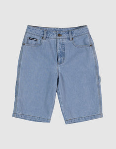 Santa Cruz Classic Dot Carpenter Jean Short - Light Washed Indigo