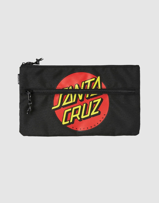 Santa Cruz Classic Dot Pencil Case - Black