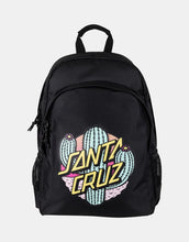 Load image into Gallery viewer, Santa Cruz Cactus Dot Backpack Rounded Dual Compartment Backpack - Black
