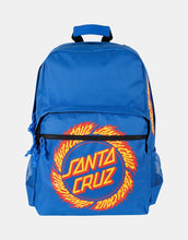 Load image into Gallery viewer, Santa Cruz  Flame Ringed Dot Backpack Tri Compartment Backpack - Blue
