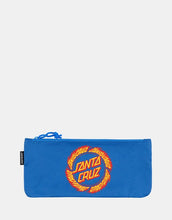 Load image into Gallery viewer, Santa Cruz Flamed Ringed Dot Pencil Case - Blue
