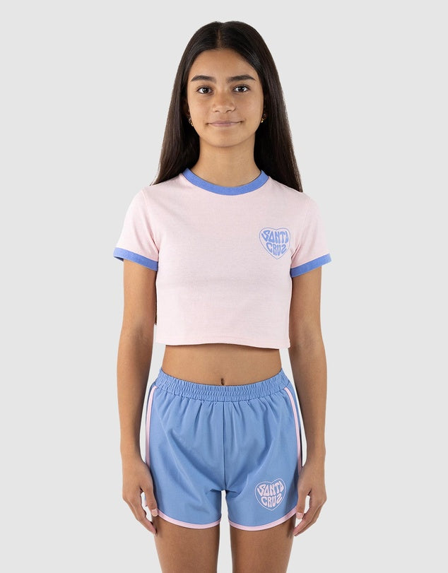 Santa Cruz Balloon Heart Short - Blue/Pink