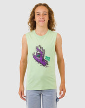 Load image into Gallery viewer, Santa Cruz Melting Hand Front Muscle Tee - Sage
