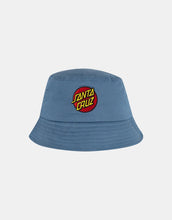 Load image into Gallery viewer, Santa Cruz Classic Dot Patch Bucket Hat - Vintage Blue
