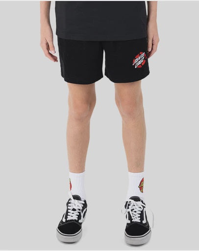 Santa Cruz Broken Dot Boys Shorts - Black