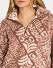Load image into Gallery viewer, Billabong Go For It Half Zip Crew - Brownstone
