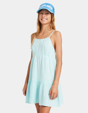 Load image into Gallery viewer, Billabong Girls Wave After Wave Jnr Mini Dress -Sea Mist
