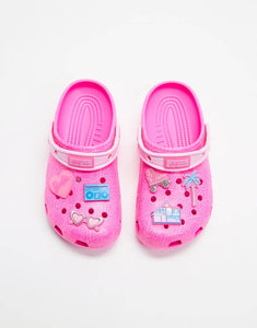 Crocs Barbie Clog Kids/Teen (C11 - J3) - Mattel Pink