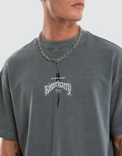 Load image into Gallery viewer, Kiss Chacey  Bowie Street Tee - Dark Slate
