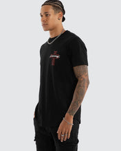 Load image into Gallery viewer, Kiss Chacey Jackson Dual Curved Tee - Jet Black
