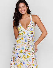 Load image into Gallery viewer, MINKPINK Riviera Cross Back Midi Dress - Picnic Print
