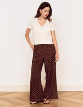 Load image into Gallery viewer, MINKPINK Orion Pants - Chocolate Polka Dot
