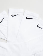 Load image into Gallery viewer, Nike 6-Pack Everyday Cushioned Crew Socks - White
