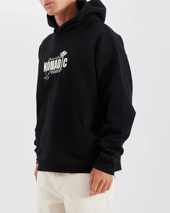 Nomadic Paradise Toadstool Oversized Hoodie - Jet Black