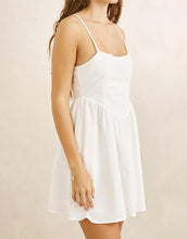 Load image into Gallery viewer, Rhythm Annabelle Gathered Mini Dress - White
