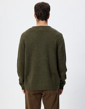Load image into Gallery viewer, Rhythm Mohair Stripe Knit - Midnight Olive
