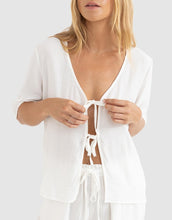 Load image into Gallery viewer, Rhythm Airlie Short Sleeve Top - White

