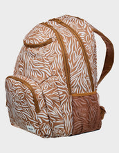 Load image into Gallery viewer, Roxy Shadow Swell Printed Backpack - Almond Wild Thang
