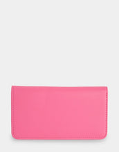 Load image into Gallery viewer, Roxy Womens Crazy Wave Leather Wallet - Pink Carnation
