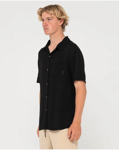 Rusty Razor Blade 2.0 Short Sleeve Shirt - Black