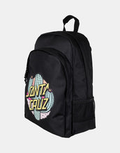 Load image into Gallery viewer, Santa Cruz Cactus Dot Backpack Rounded Dual Compartment Backpack - Black
