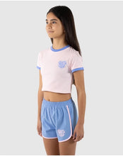 Load image into Gallery viewer, Santa Cruz Balloon Heart Chest Baby Tee - Pink/Blue
