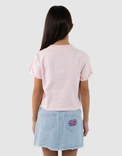 Load image into Gallery viewer, Santa Cruz Flame Dot Mono Crop Tee - Pink
