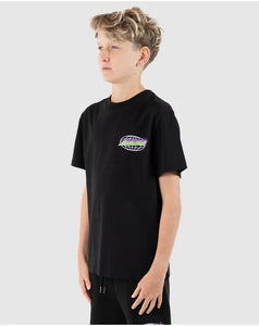 Santa Cruz Global Flame Dot Tee - Black