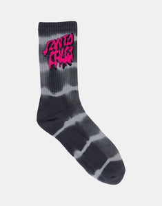 Santa Cruz Youth Rad Stack Crew Sock - Size 2-8