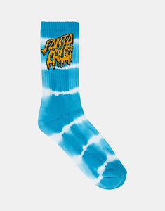 Santa Cruz Youth Rad Stack Crew Sock - Size 2-8