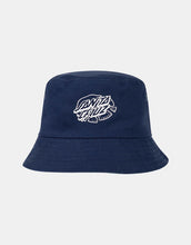 Load image into Gallery viewer, Santa Cruz Universal Dot Reversible Bucket Hat - Dark Blue Tie Dye Navy
