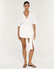 Load image into Gallery viewer, Staple The Label Elvara Wrap Playsuit - White
