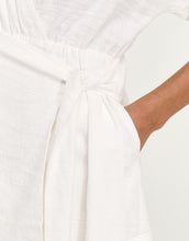 Load image into Gallery viewer, Staple The Label Elvara Wrap Playsuit - White
