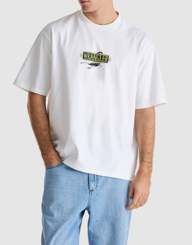 Wrangler Scorpio Slacker Tee - White