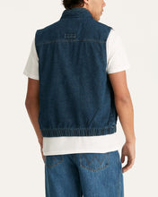Load image into Gallery viewer, Wrangler Steedy Denim Bomber Vest - Bucking Blues
