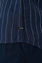 Load image into Gallery viewer, Industrie The Giacomo Linen L/S Shirt - Navy White
