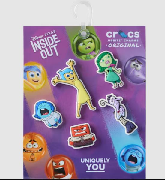 Crocs Pixar Inside Out 5 Pack Jibbitz Charms
