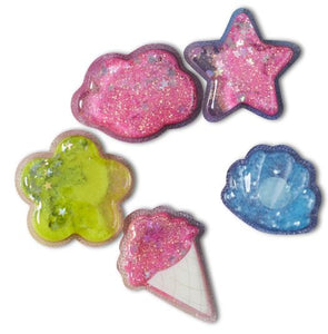 Crocs Squish Glitter Icons 5 Pack Jibbitz Charms